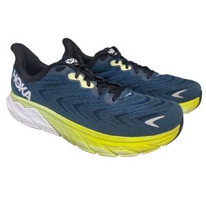 Hoka One Arahi 6 Running Shoes Mens 11 D Blue Green Athletic Sneaker Walking